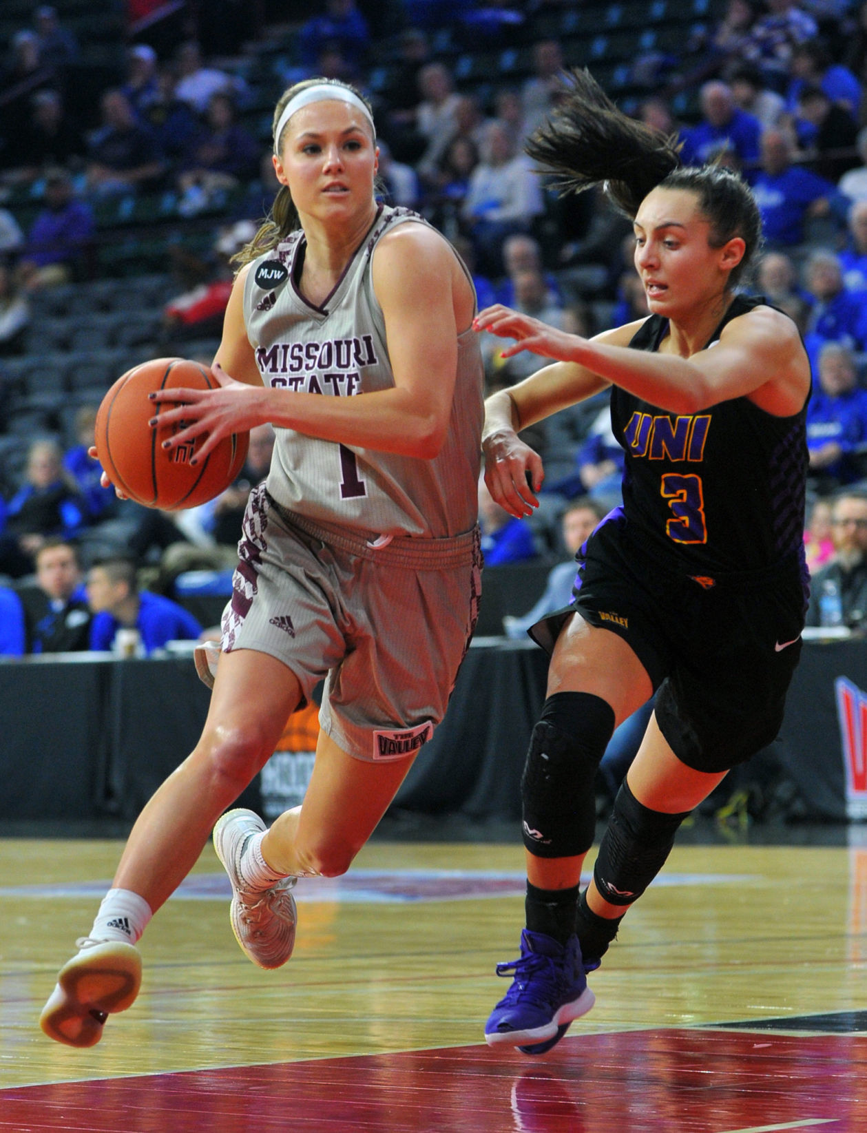 Missouri State vs UNI at the 2019 Missouri Valley Conference Women's Basketball Tournament